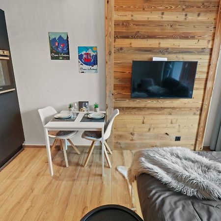 Joli Studio Avec Parking Gratuit Crans-Montana Extérieur photo
