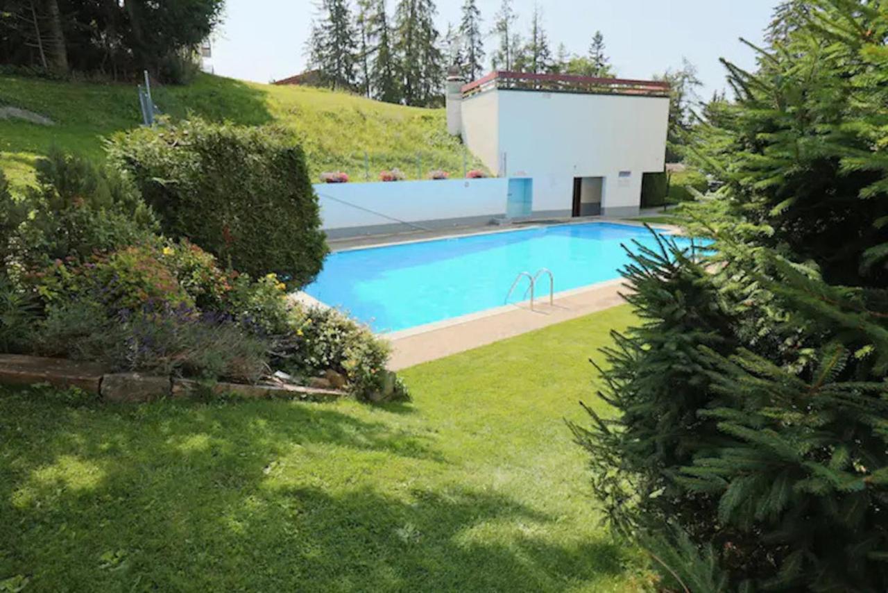 Joli Studio Avec Parking Gratuit Crans-Montana Extérieur photo