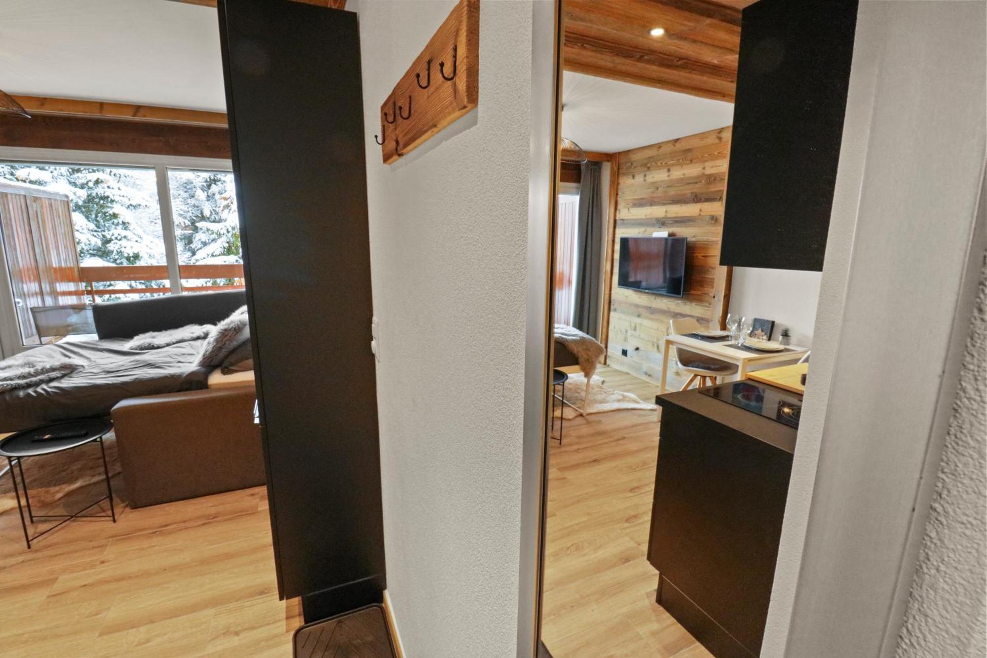Joli Studio Avec Parking Gratuit Crans-Montana Extérieur photo