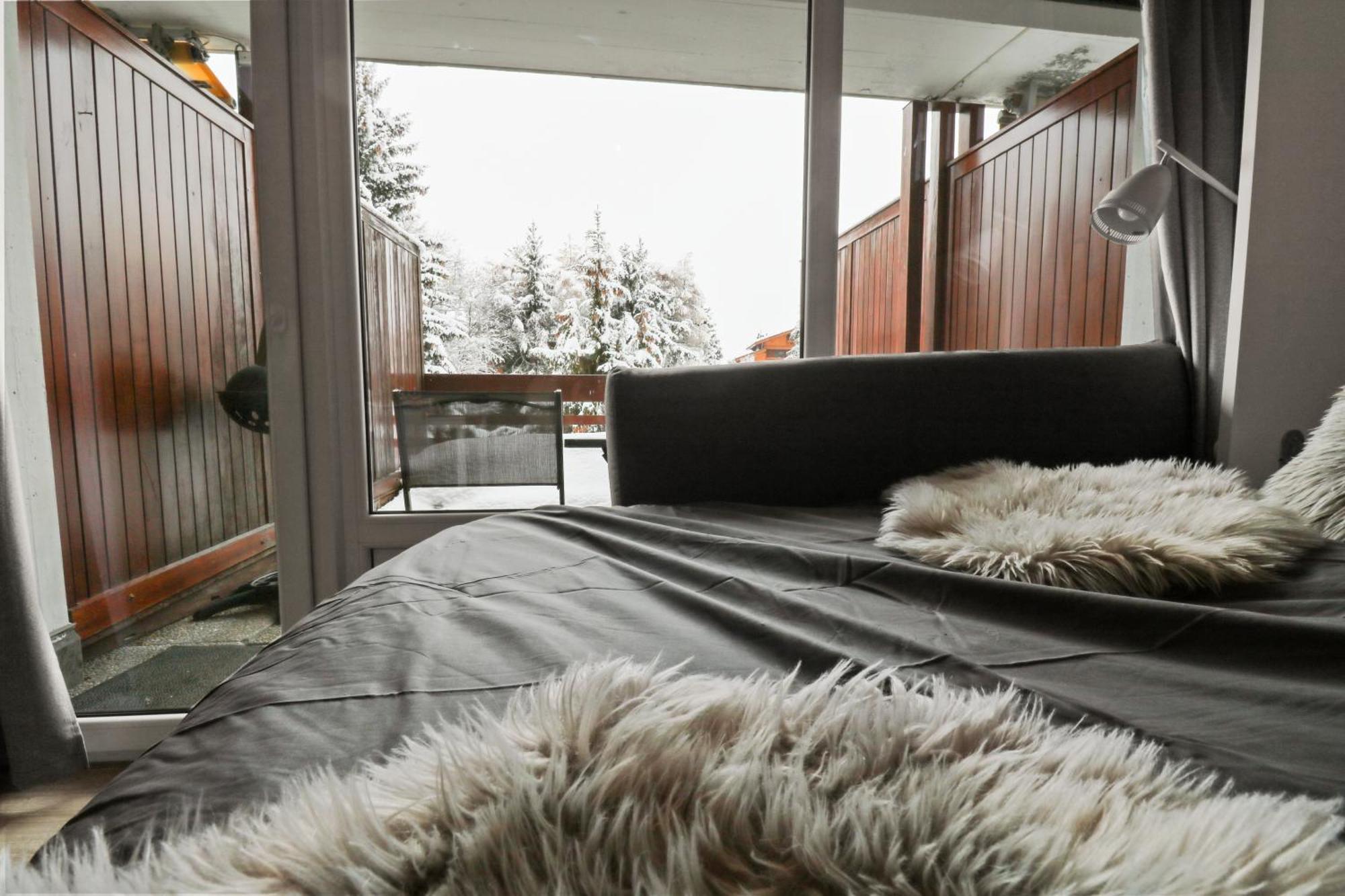 Joli Studio Avec Parking Gratuit Crans-Montana Extérieur photo